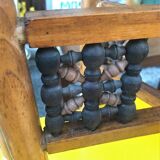 Moroccan copper table on wooden base