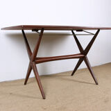 Scandinavian teak high and coffee table 1960.