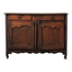 Country buffet in solid wood, Auvergne, 19th century