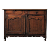Country buffet in solid wood, Auvergne, 19th century