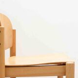 Chaise style scandinave à dossier rond