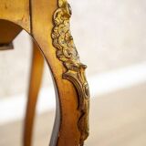 Mahogany Sewing Table with Brass Details, 1890s