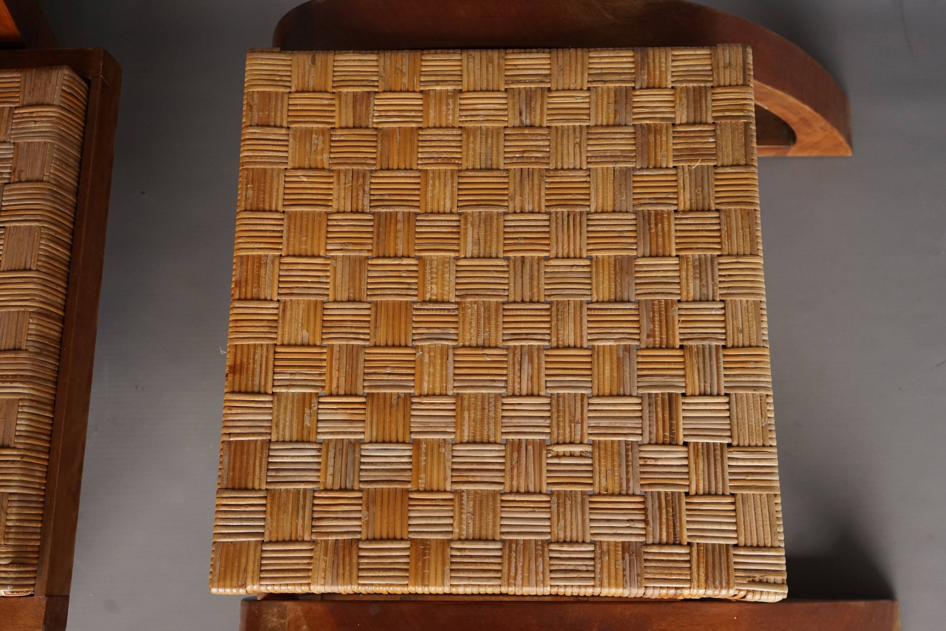 Vintage Lounge Chair and Ottoman by Francis Jourdain, 1920s