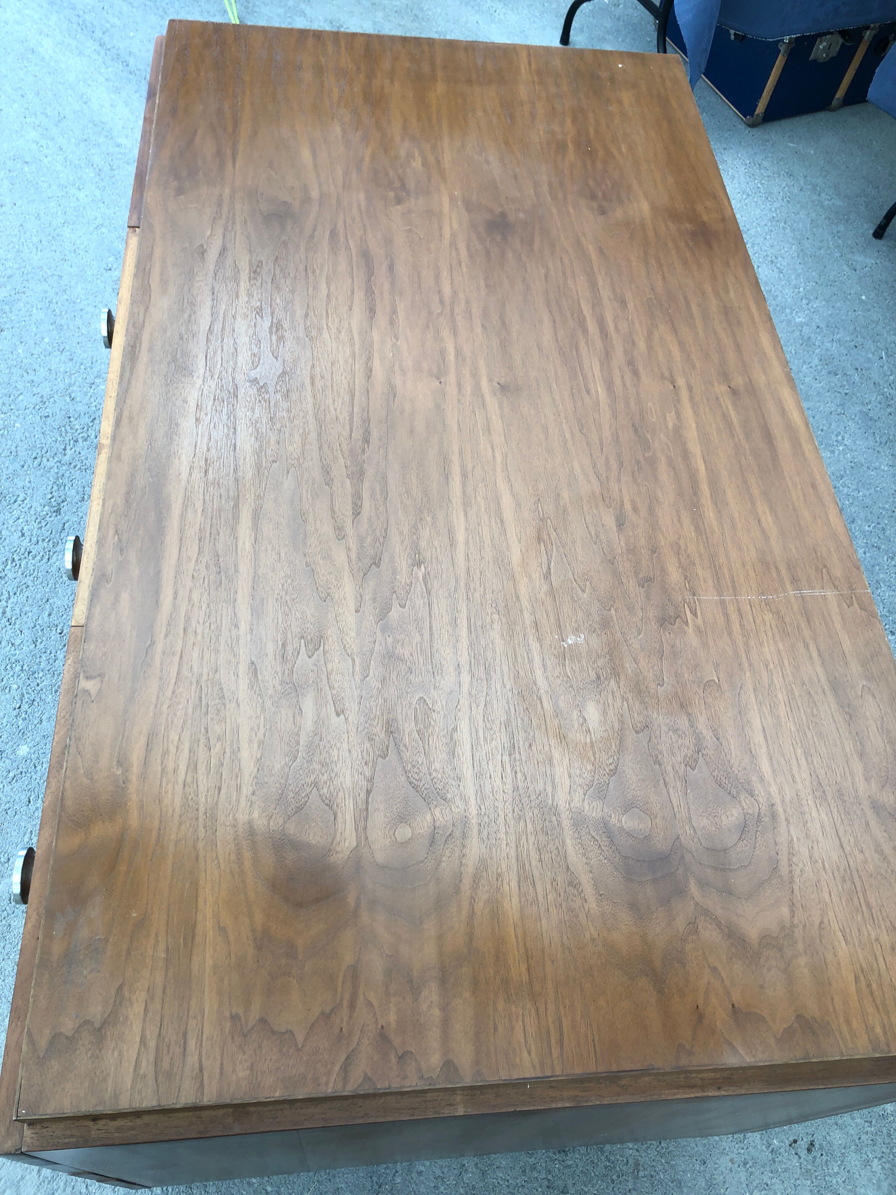 Office art deco 1930 in walnut