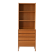 Scandinavian oak bookcase cabinet