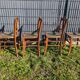 Set of 4 vintage bistro chairs