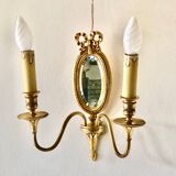Louis XVI Wall Lamp Mirror Lucien Gau