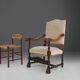 Fauteuil Trône du 19ème siècle de Style Renaissance