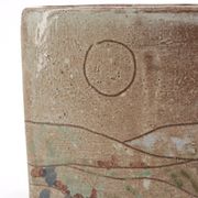 Vase en céramique paysage, années 70