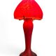 Art Nouveau glass and brass lamp 1930