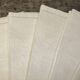 Serviettes de table anciennes damassées décor fleurs lot de9