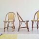 Hardy rattan bistro chairs - antique rattan chairs
