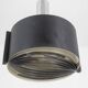 Black lacquered and chrome metal suspension. 1960s.