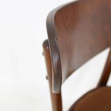 1950s Dining Beech Chairs in Boucle, Czechoslovakia