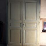 Armoire ancienne, début XIX°, patine peinte d’origine