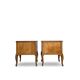 Tables de chevet/commodes Chippendale italiennes, années 1940/1950.