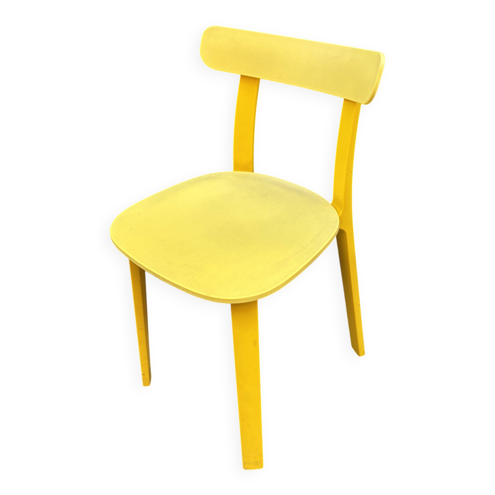 Chaises All Plastic Chair APC bouton d'or Vitra
