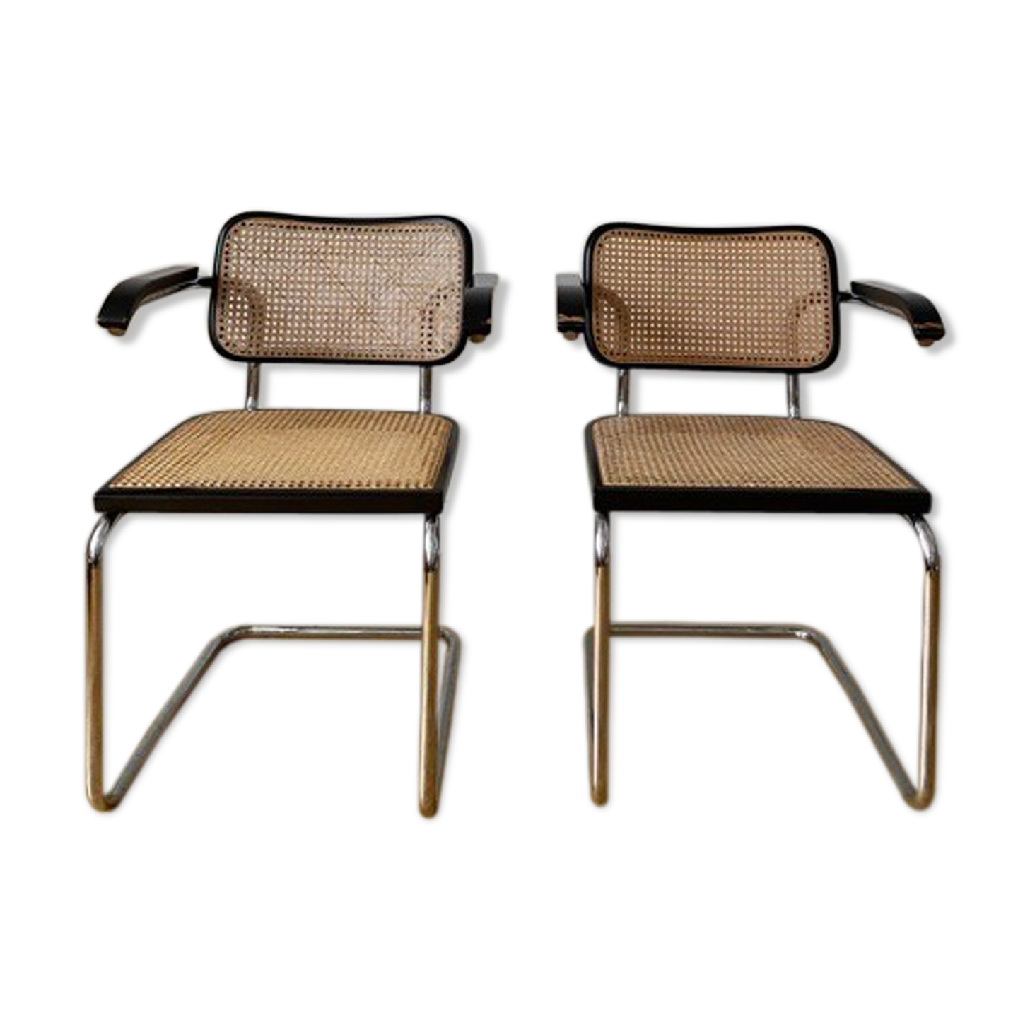 Paire de fauteuils B64 par Marcel Breuer