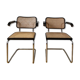 Paire de fauteuils B64 par Marcel Breuer