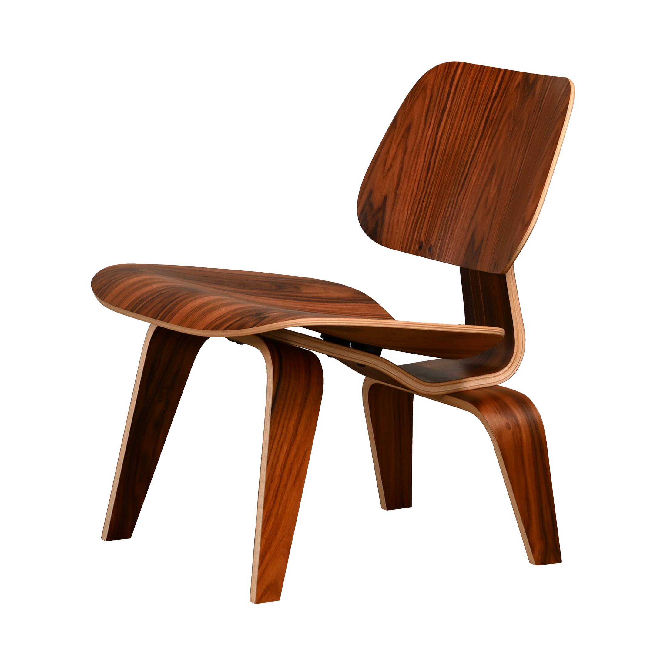 Charles & Ray Eames LCW Santos Palisander Lounge Chair for Herman Miller