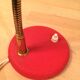 Lampe de bureau flexible rouge années 50 vintage