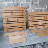Pine wall shelves