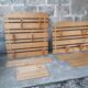 Pine wall shelves