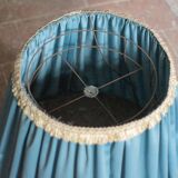 Florentine gilded wood floor lamp, floor lamp with lampshade