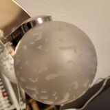 Smoked oval mirror, Italy, 1970