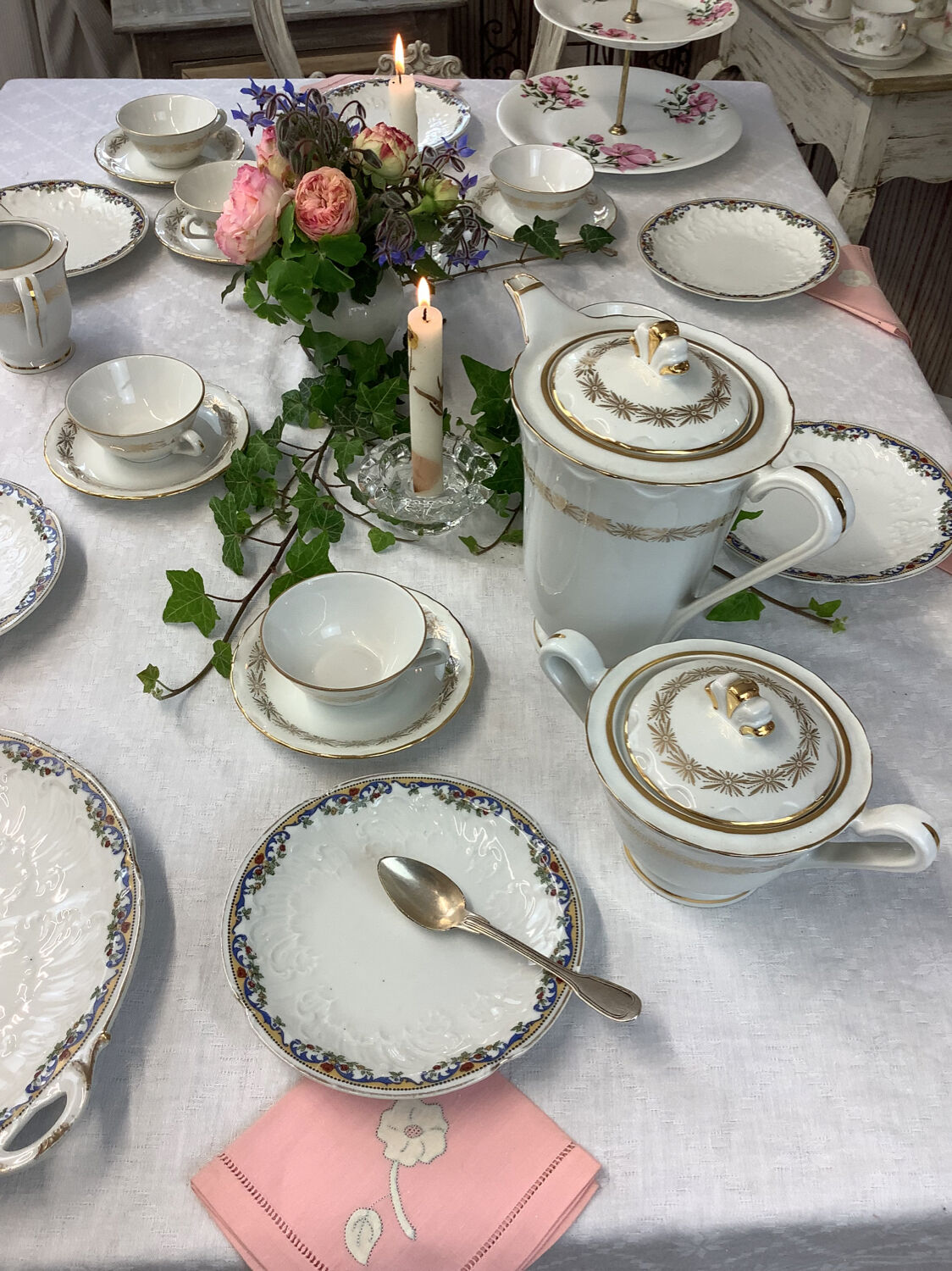 Antique coffee maker Porcelain France