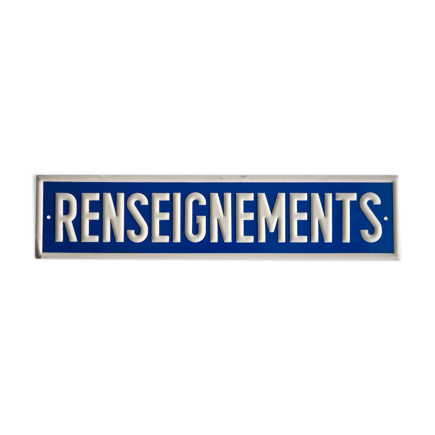 Plaque "renseignents"