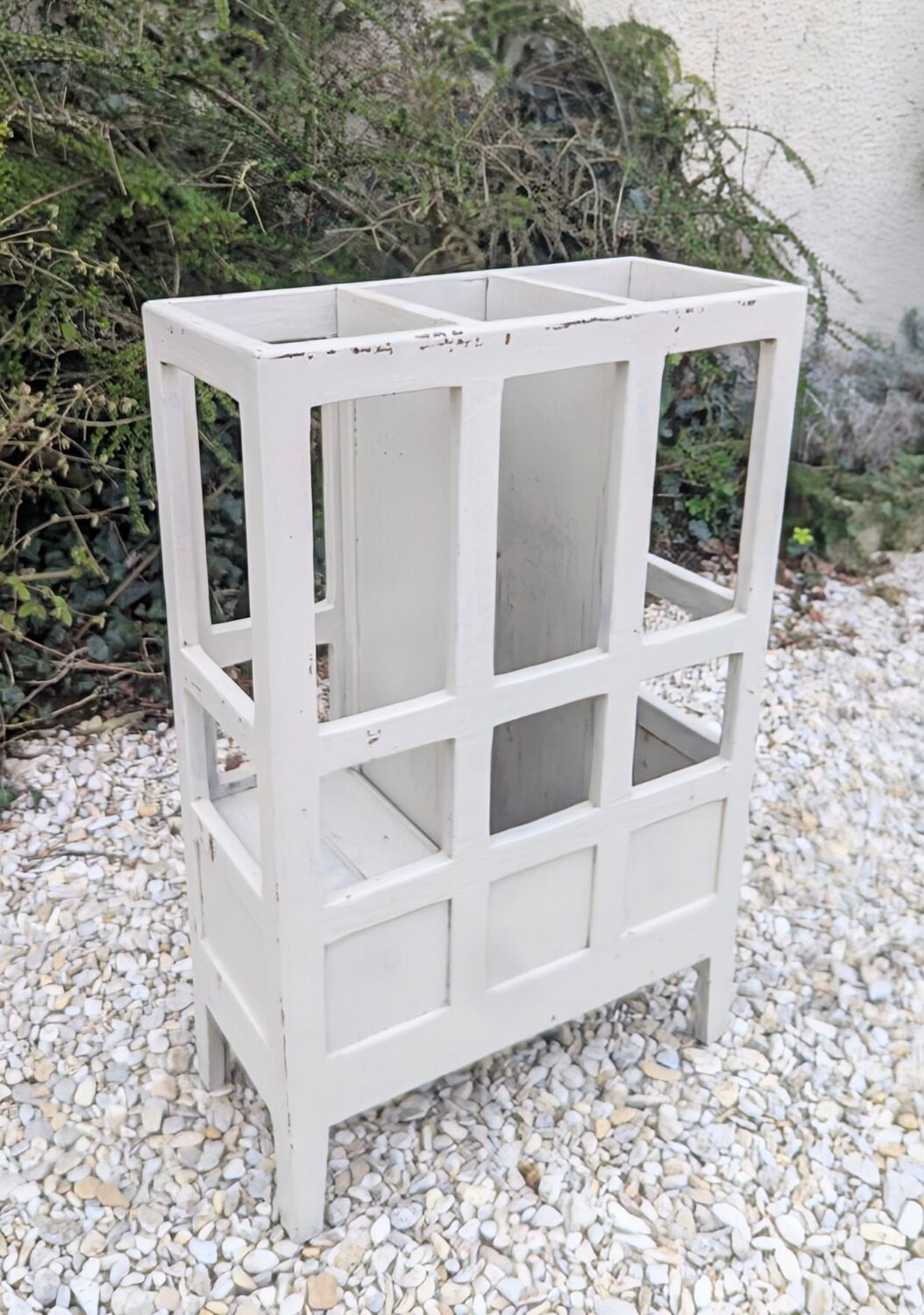 Wooden umbrella stand/baton Bistro Patina 1900 Shabby Gustavian