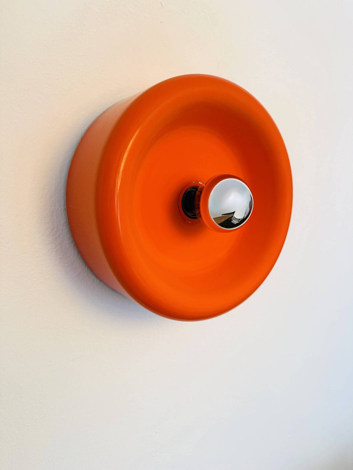 1970s XL Ufo Wall or Ceiling Lamp from Staff
