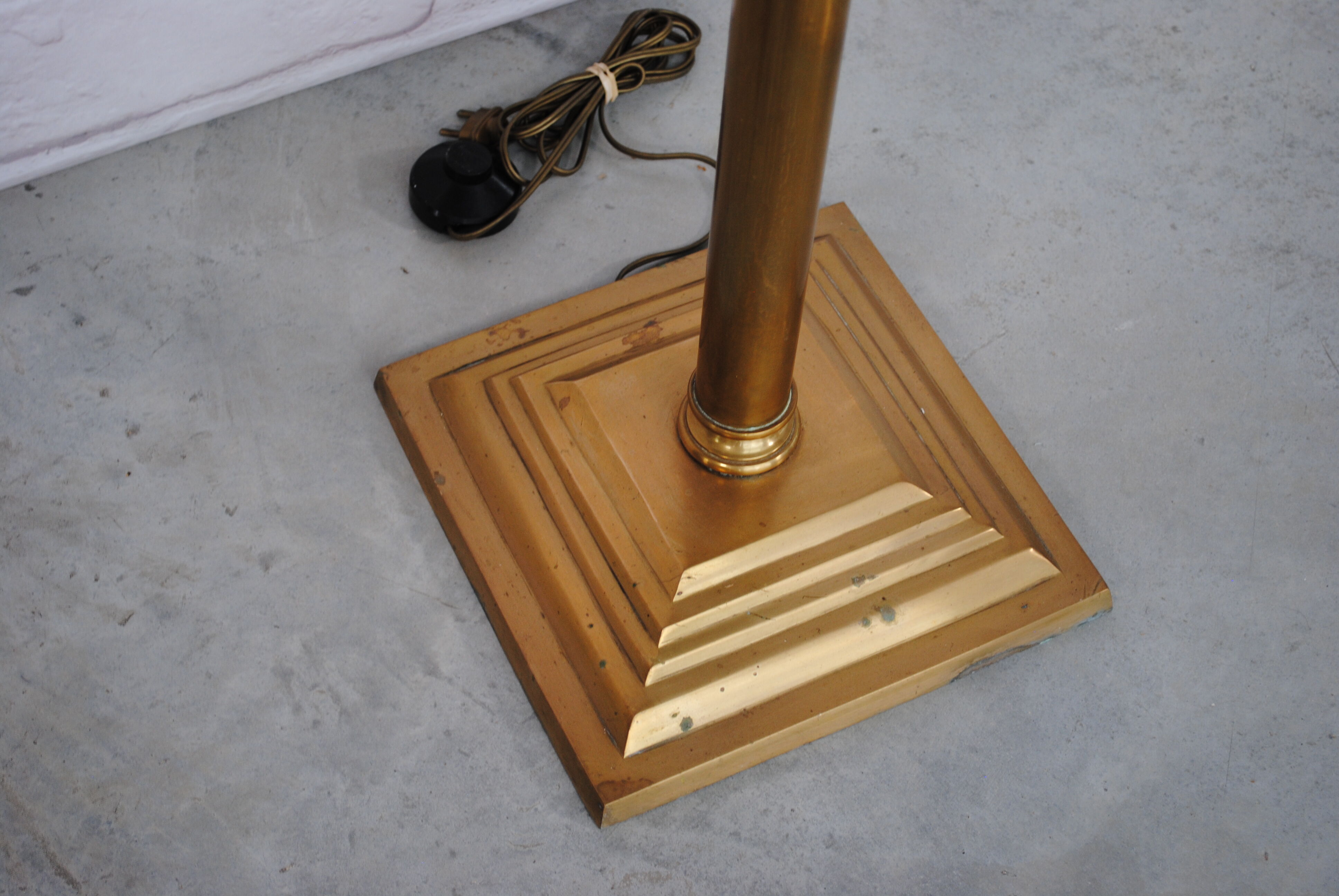 Brass lamppost 1970