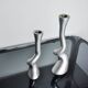 Paire de bougeoirs brutalistes par art3, espagne, 1970