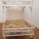 Vintage wrought iron serving trolley from the 1970s