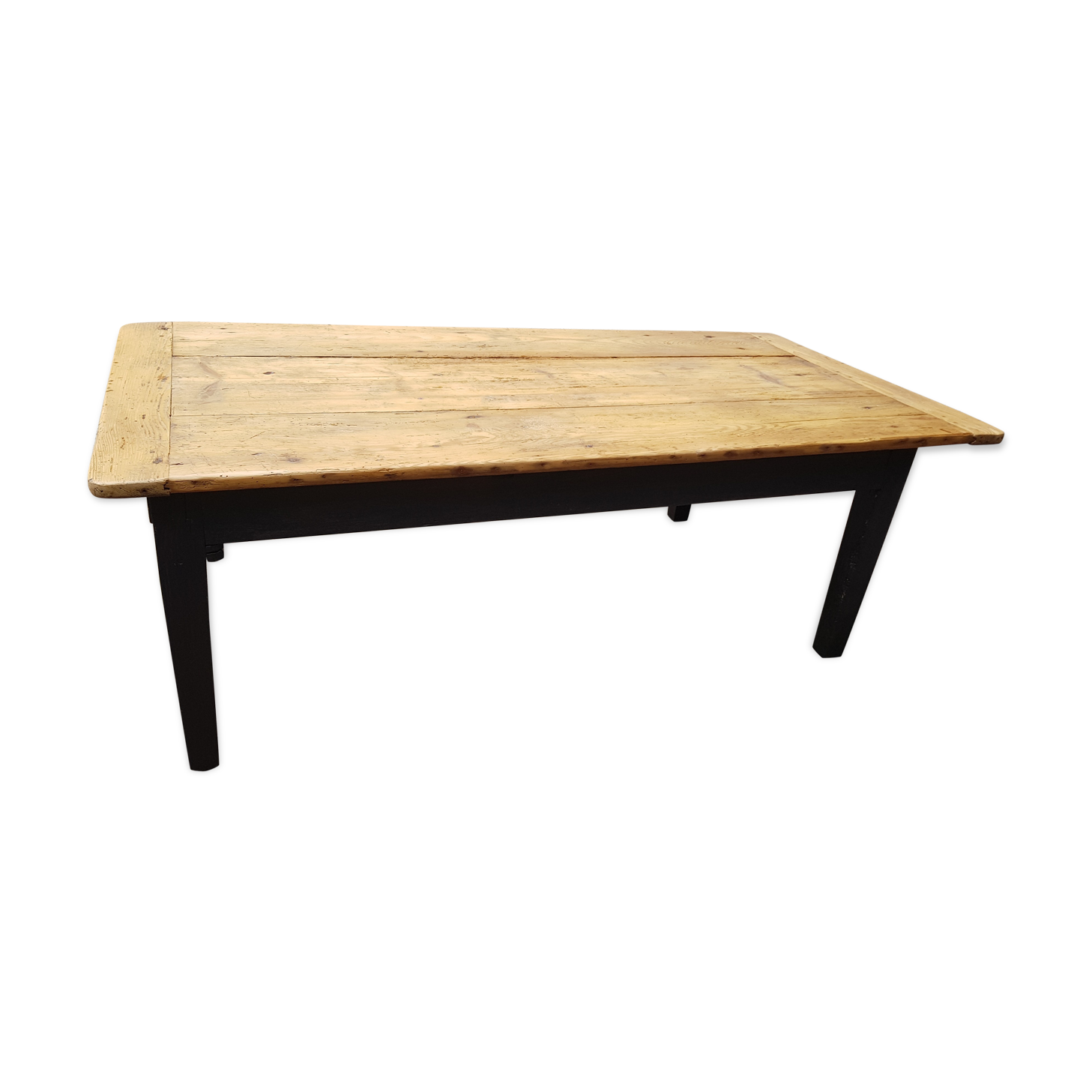 Rustic farm table with a drawer  30