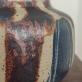 Pyrite Stone Round Vase signed