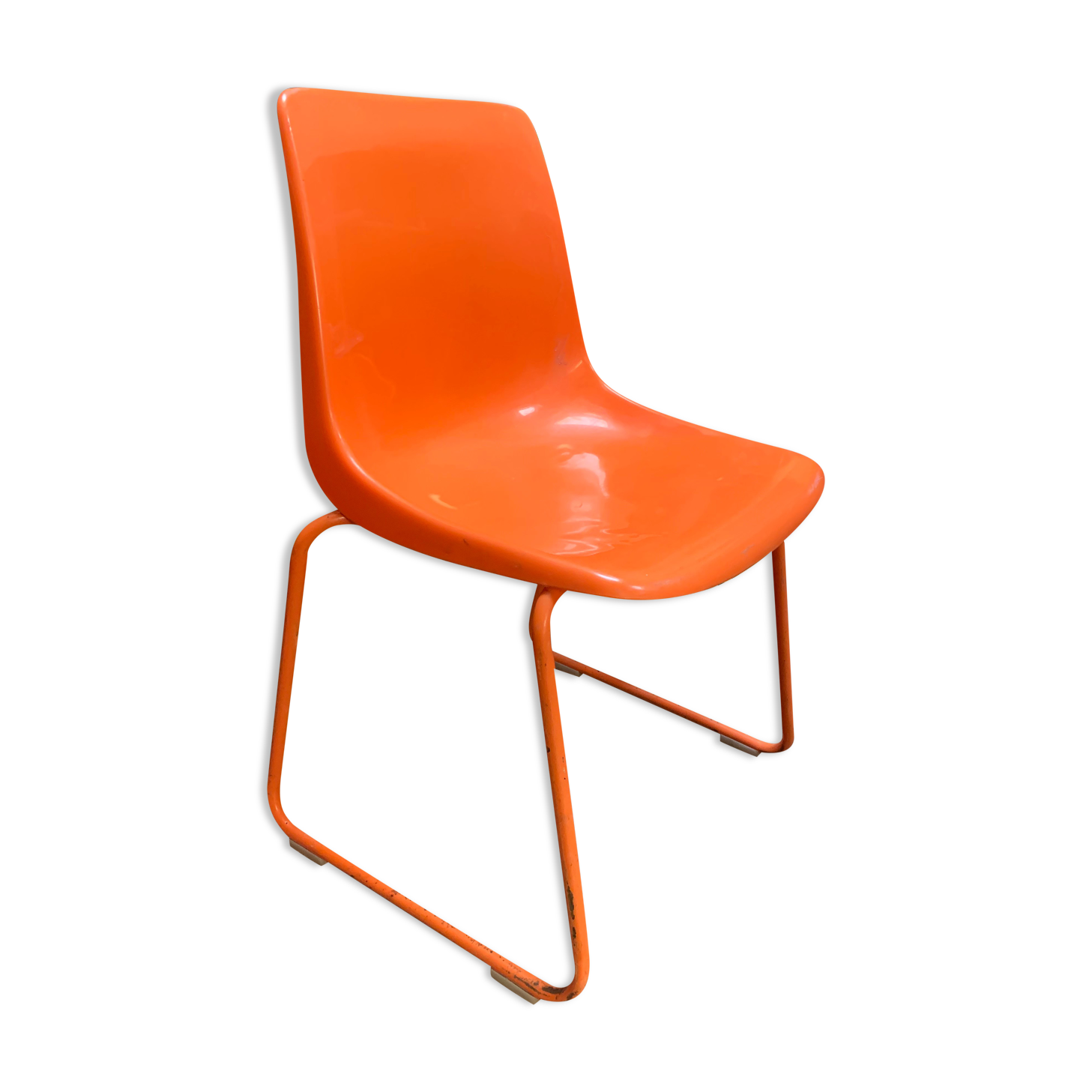 Vintage orange Grofilex chair