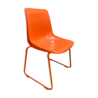 Chaise vintage Grofilex orange