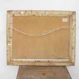 Peinture "Ecole provençale" huile sur isorel