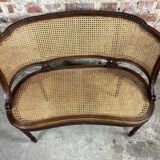Louis XVI style basket bench