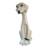 Enameled porcelain dog