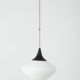 Suspension en verre opaline, 1950