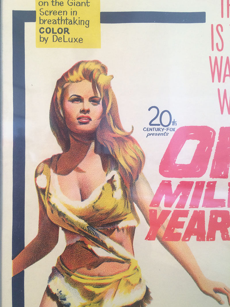 Original Australian poster One million years BC, 1966
