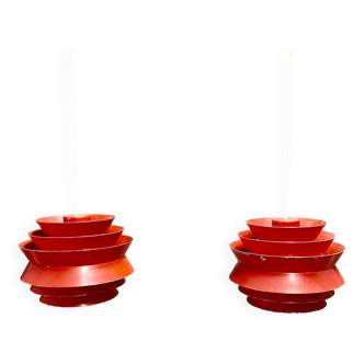 Pair of Scandinavian design Carl Thore pendant lights.