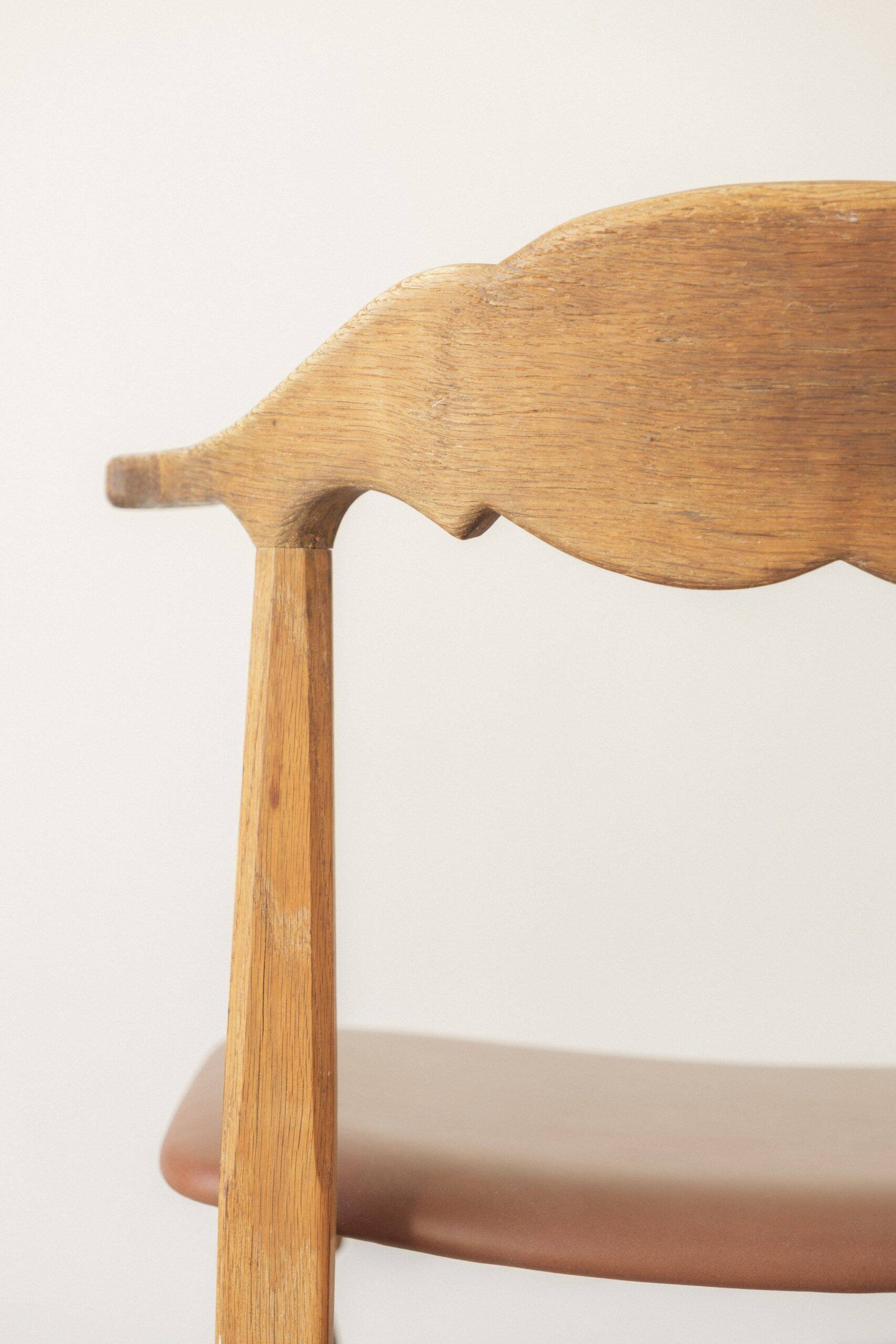 Henning Kjærnulf, chaise de salle à manger (ensemble de quatre)