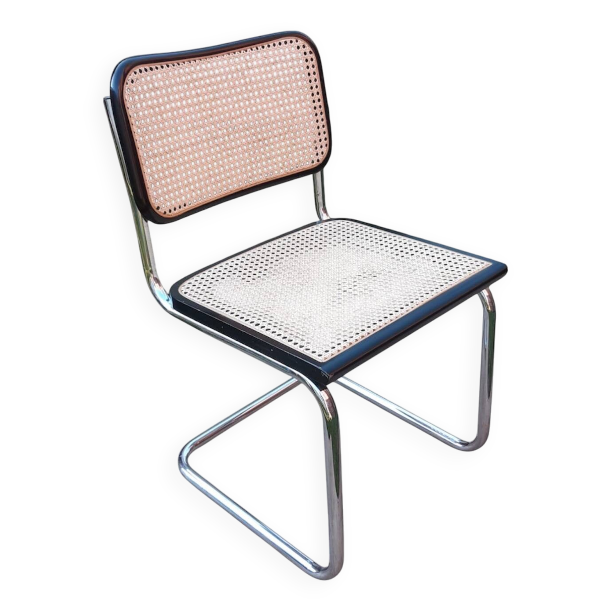 Cesca chair in solid wood and natural cane