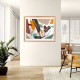 Original and unique hand-painted abstract painting