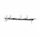 Banc Eames 4 places Edition Vitra 1970 Fibre de verre